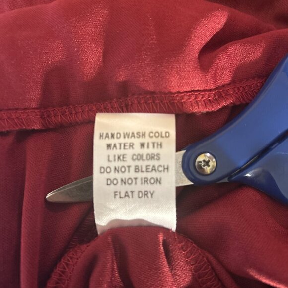 Luxxel SZ L Wine Tulle Sequin Bust Formal Gown Prom Black Tie Bridesmaid Sexy - Picture 12 of 14